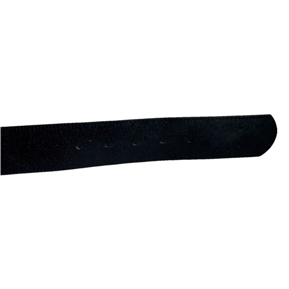 Leatherock Women’s Wide Black Genuine Leather Belt Black Buckle Size L34 M main image 14